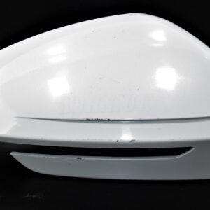 5LB857538A Skoda Enyaq Electric LHD Right Side Wing Mirror Cover Moon White Met