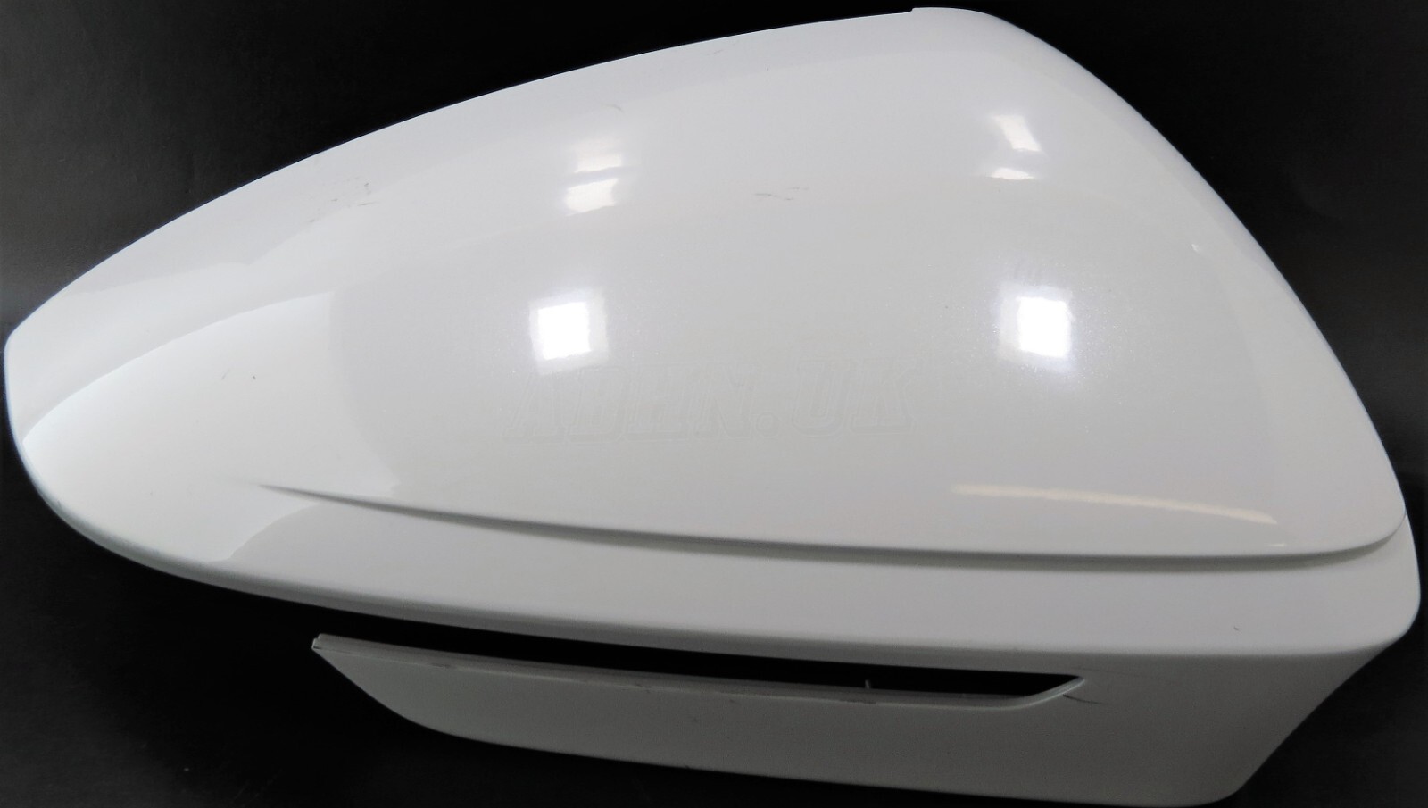 5LC857538 Skoda Enyaq Electric LHD Right Side Wing Mirror Cover Moon White Met - Image 2