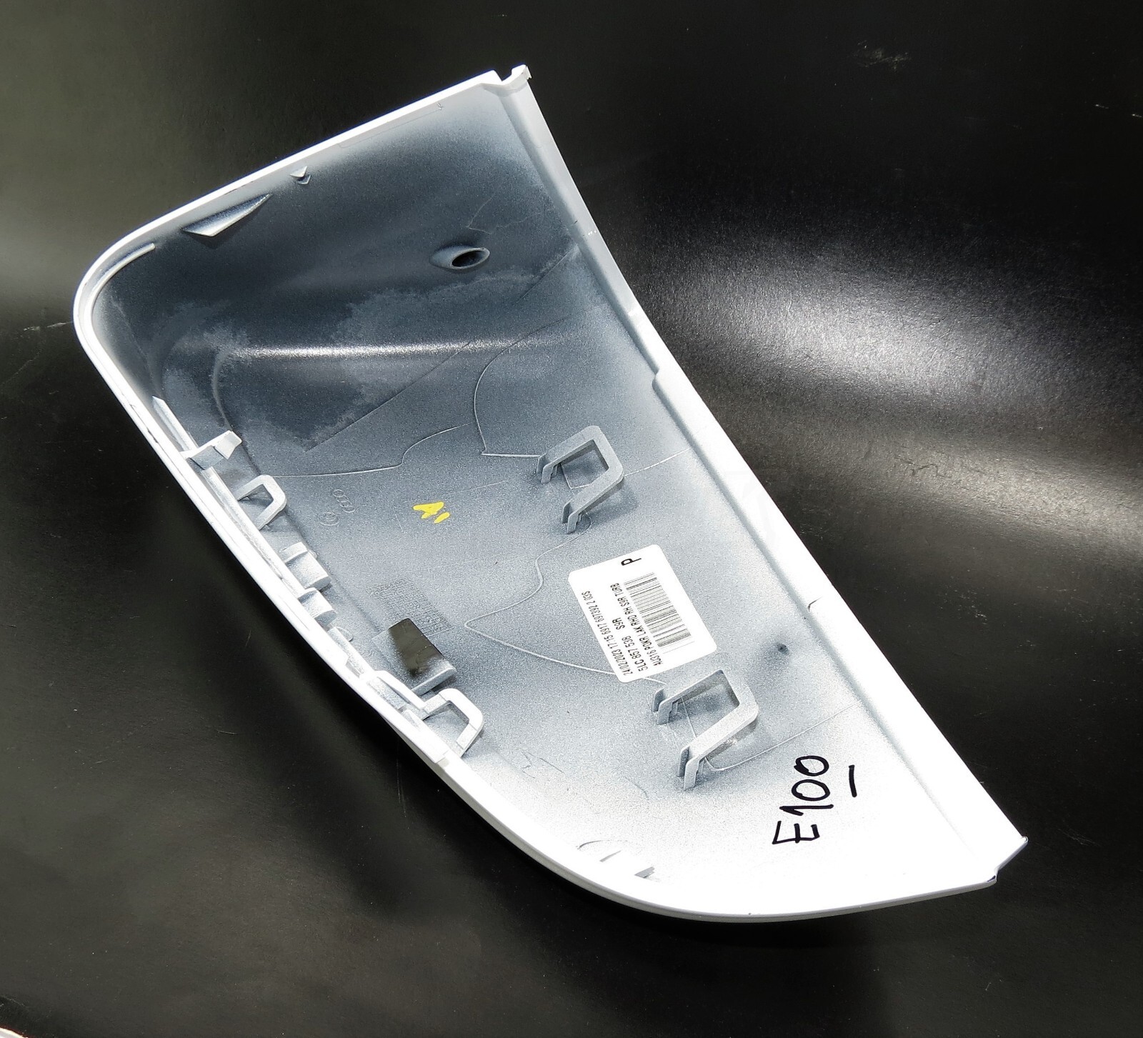 5LC857538 Skoda Enyaq Electric LHD Right Side Wing Mirror Cover Moon White Met - Image 4