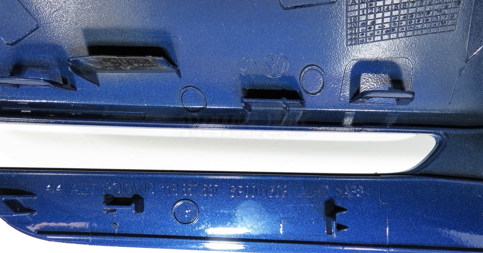 11B857537A VW ID.4 ID.5 Electric LHD Left Side Wing Mirror Cover Blue Dusk Metal - Image 8