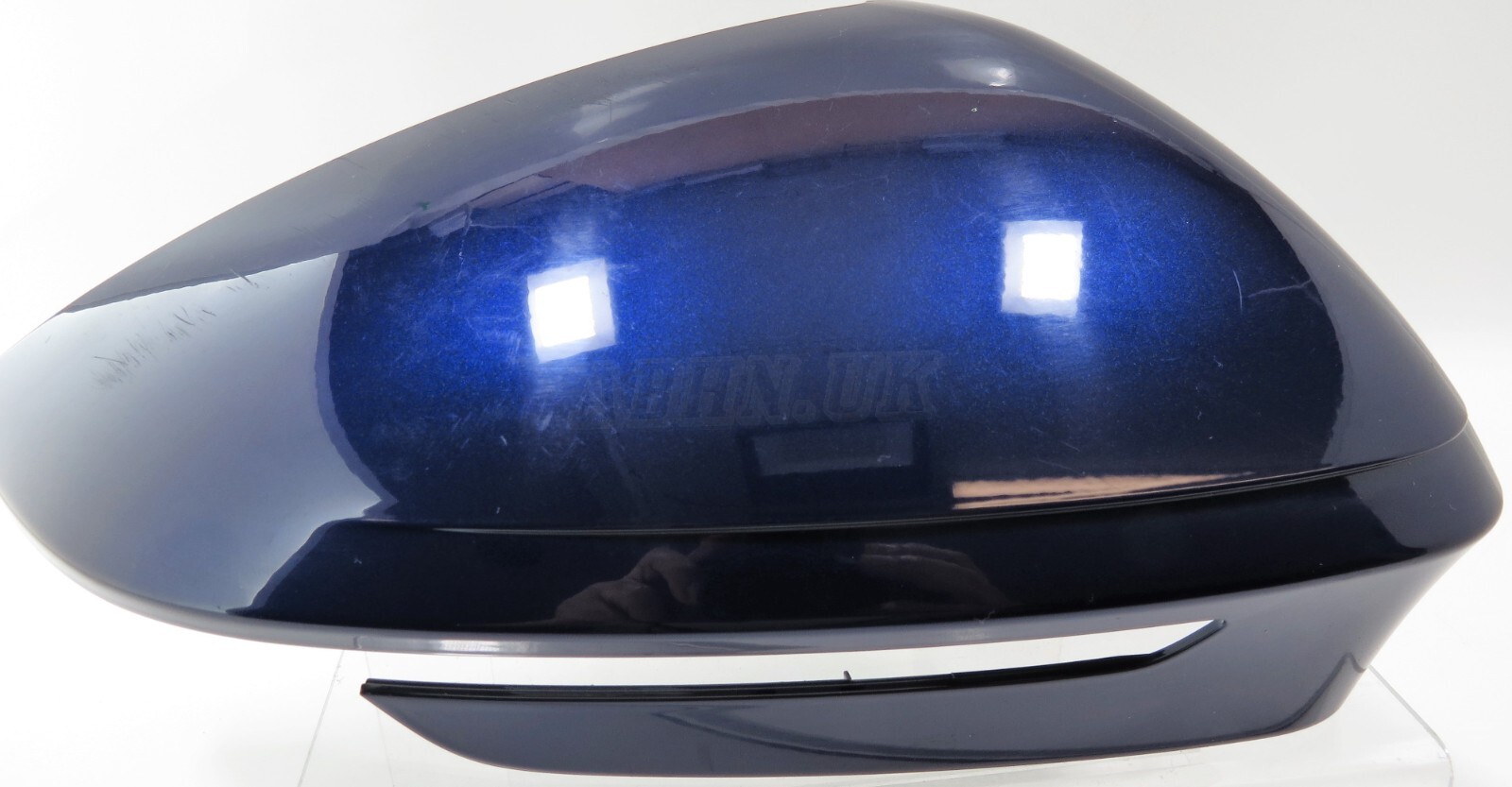 5LB857538A Skoda Enyaq LHD Right Side Wing Mirror Cover Dark Blue Metallic X5H - Image 2