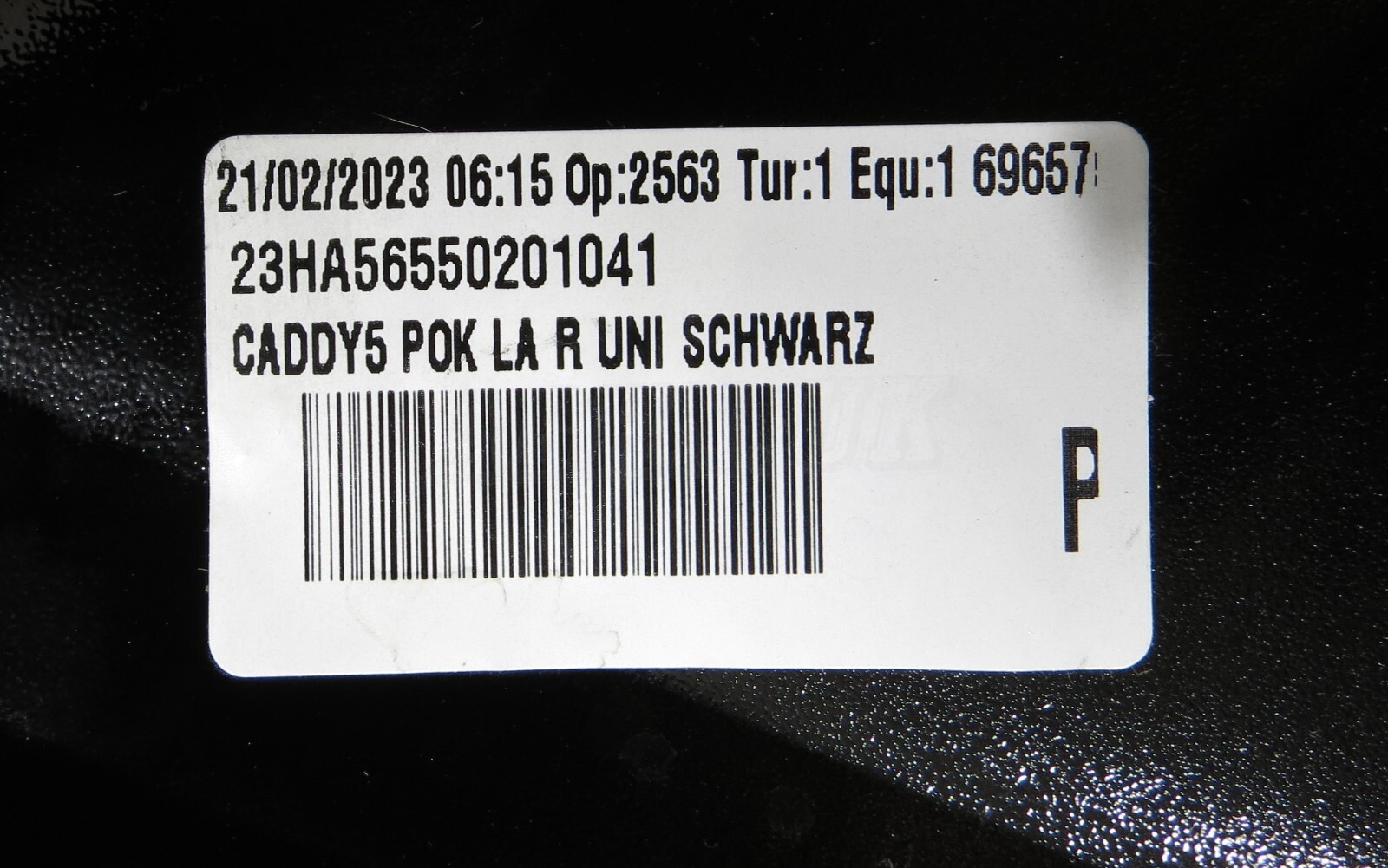 2K7857528A VW Caddy V MK5 21-23 Genuine Right Side Wing Mirror Cover Gloss Black - Image 6