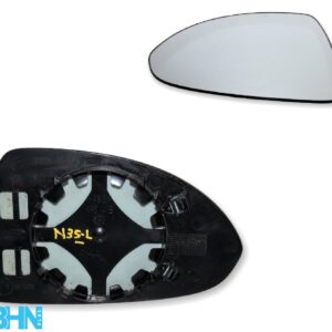 Vauxhall Corsa D & E (06-18) Left Non-Heated Aspheric Door Mirror Glass 095413