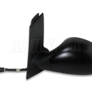 SEAT Altea 5P1 / 04-09 Côté Gauche Manuel Réglable Porte Miroir Noir Mat à Grain