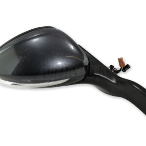 Peugeot 208 MK1 (12-18) Right Side Manual Folding Door Mirror Grey Shark 9-Wires