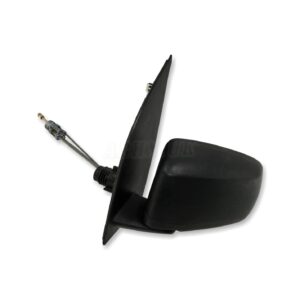 Fiat Panda 169 (2003 - 2010) Left Side Manual Non-Heated Door Mirror Matte Black