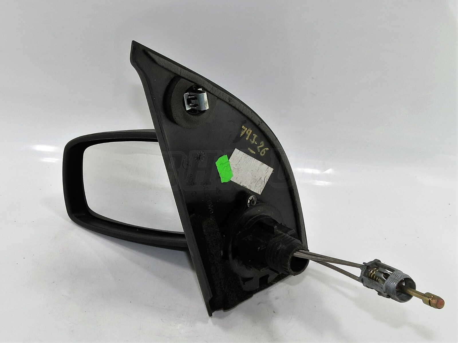 Fiat Panda 169 (2003 - 2010) Left Side Manual Non-Heated Door Mirror Matte Black - Image 2