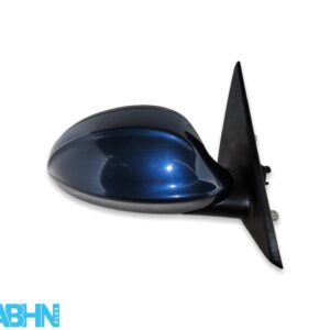 BMW 3 Series E90 E91 /05-08 Right Side Electric Heated Door Mirror Metallic Blue