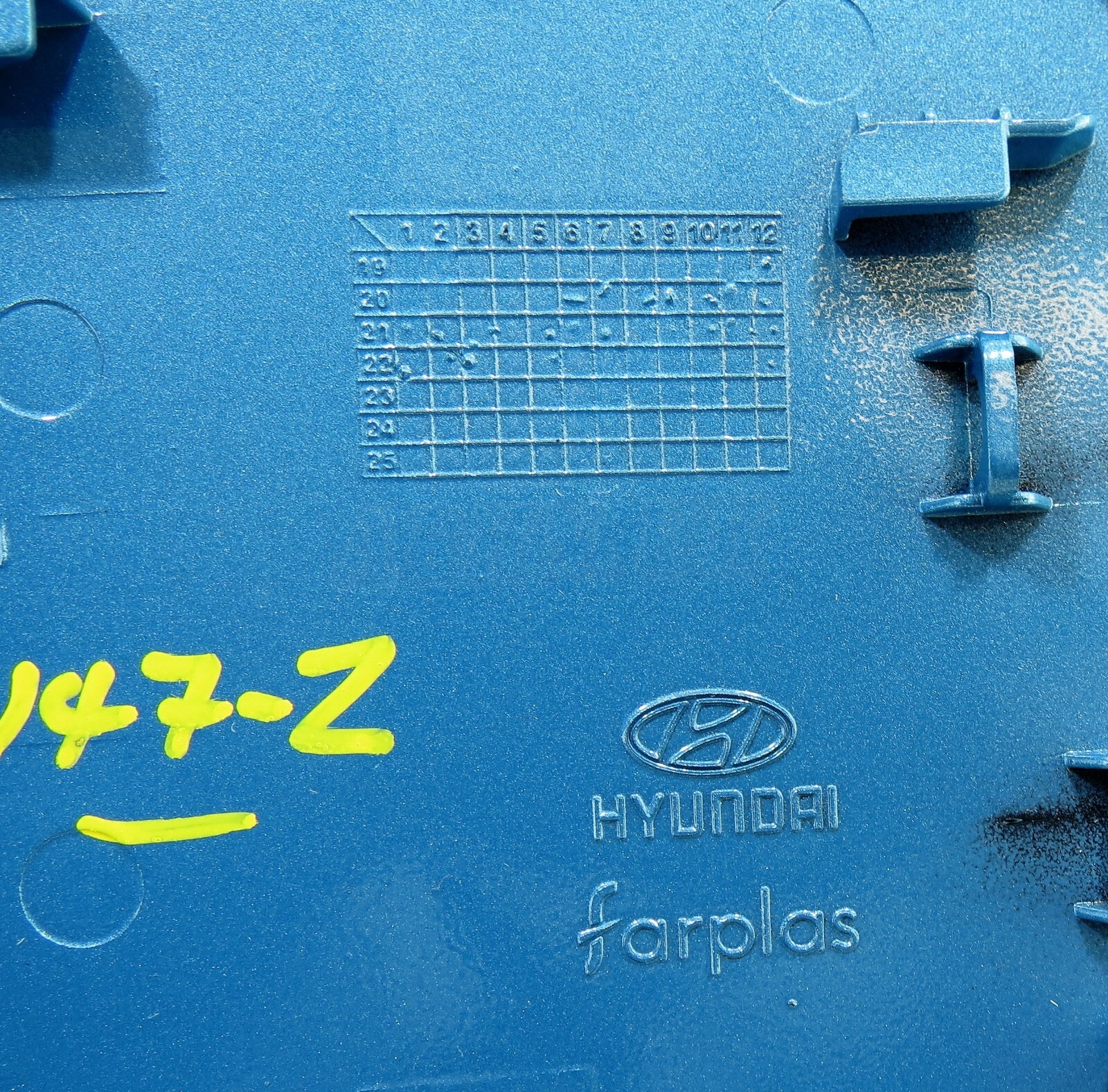 Hyundai i20 BC3 BI3 /2020-2023 Fuel Filler Flap Cover 69511-Q0000 Met Light Blue - Image 12