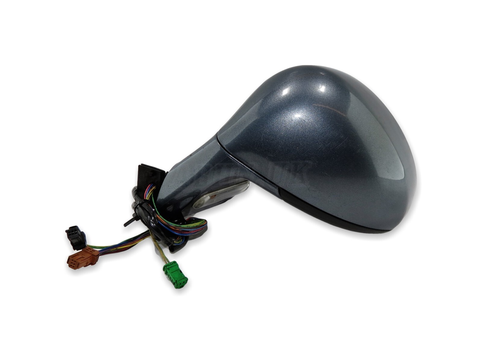 Citroen C4 MK1 04-11 Left Side Power Folding Door Mirror 13-Wires Indicator Grey