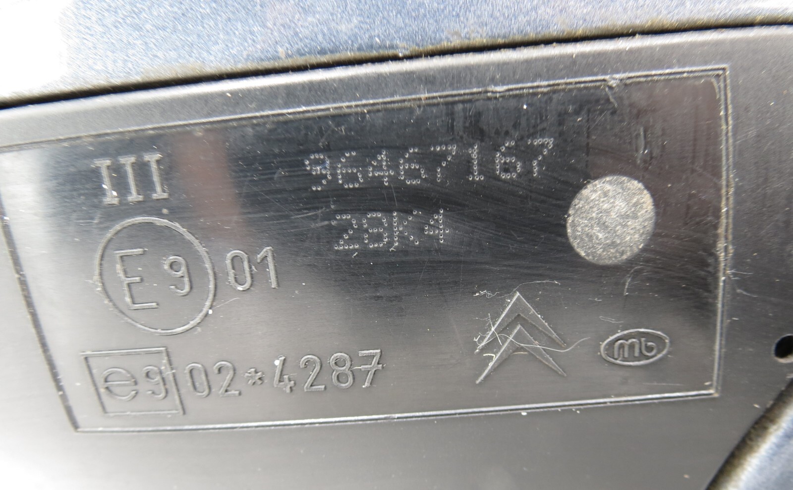 Citroen C4 MK1 04-11 Left Side Power Folding Door Mirror 13-Wires Indicator Grey - Image 8