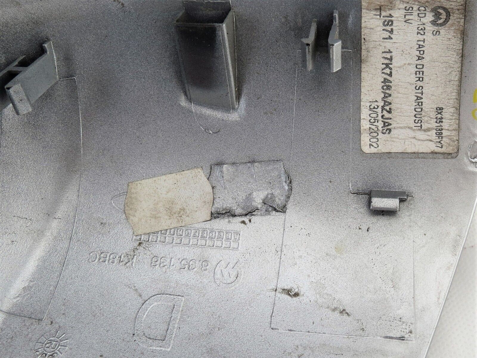 Ford Mondeo MK3 Pre-Facelift /00-03 Right Side Door Mirror Cover Metallic Silver - Image 12