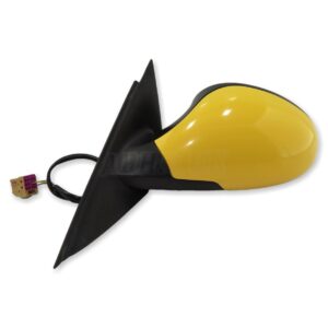 Seat Ibiza MK4 6L (02-08) Left Side Electric Door Mirror 6L2857501F Solid Yellow