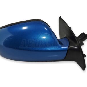 Peugeot 307 SW CC (00-08) Right Side Manual Adjustable Door Mirror Metallic Blue
