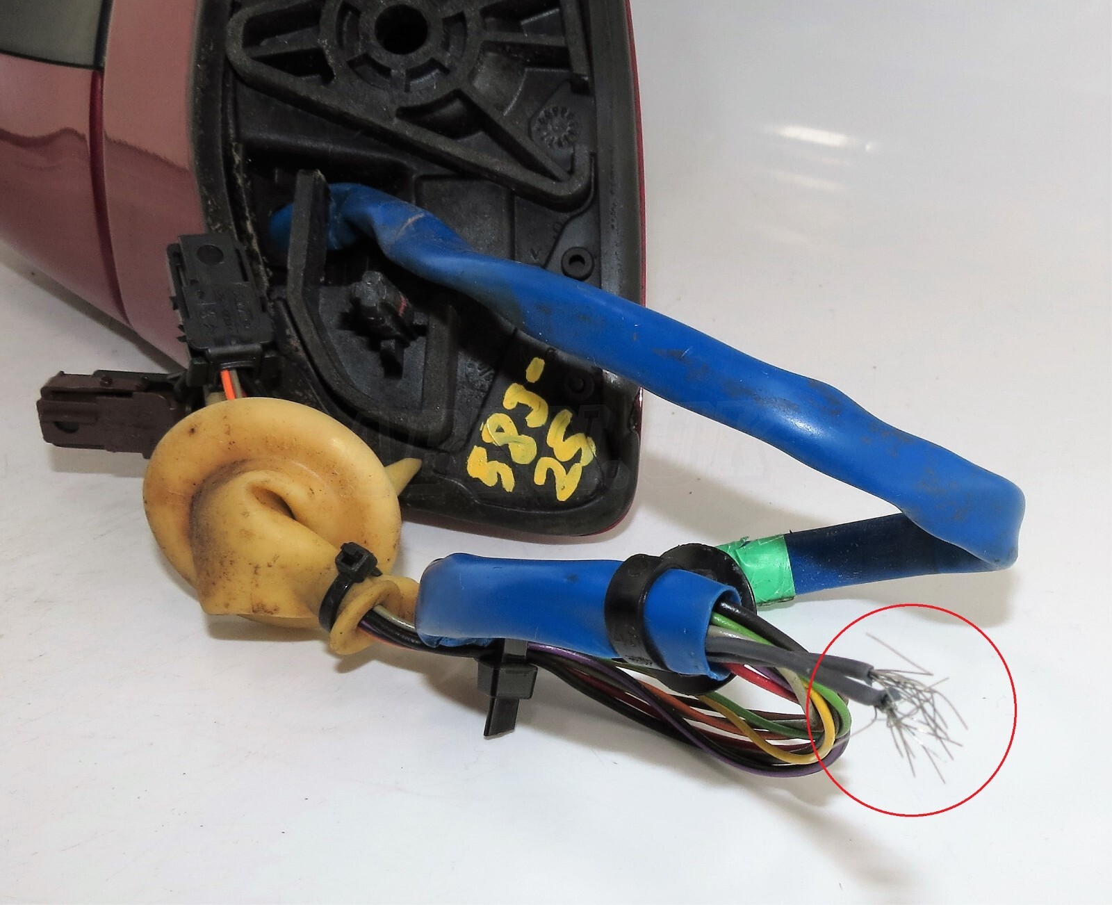 Peugeot 308 SW CC 07-13 Right Side Power Folding Door Mirror Babylone Red 10-Wir - Image 8