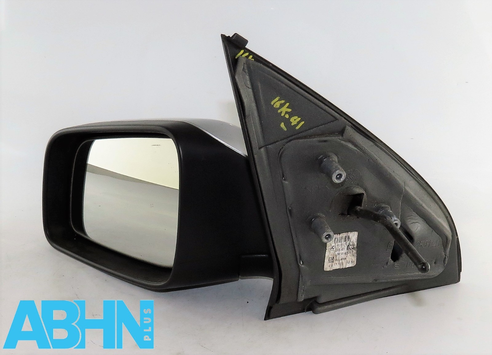 Vauxhall Astra G MK4 98-05 Left Side Manual Adjustable Door Mirror Metallic Silv - Image 2