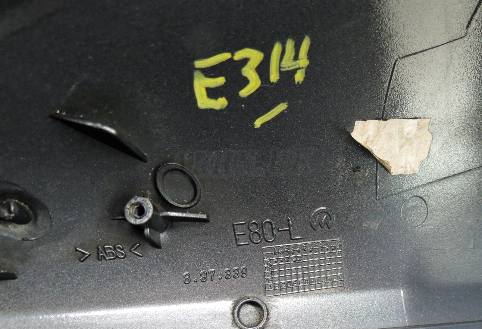 Nissan Primera P12 2002-2008 Left Side Door Mirror Cover Dark Grey E80-L 837339 - Image 17