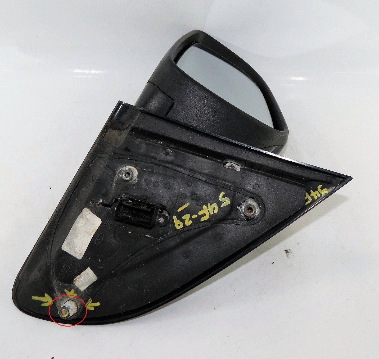 Vauxhall Astra H MK5 Facelift (09-11) 3-Door Electric Left Door Mirror Met Black - Image 6
