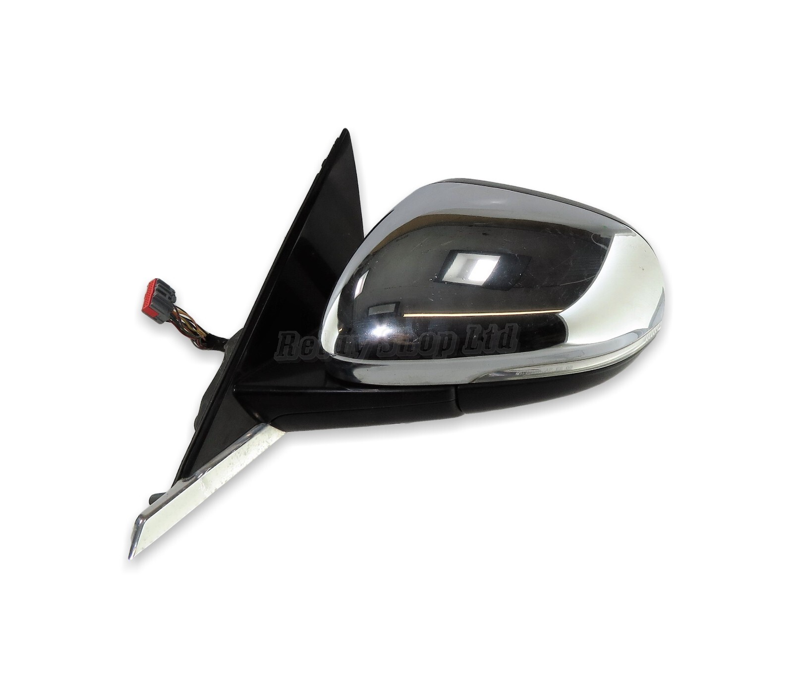 Jaguar XF X250 12-15 Left Side Power Folding Door Mirror Auto Dim Chrome 16-Wire