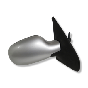 Renault Clio II MK2 (01-06)  Right Side Manual Adjustable Door Mirror Met Silver