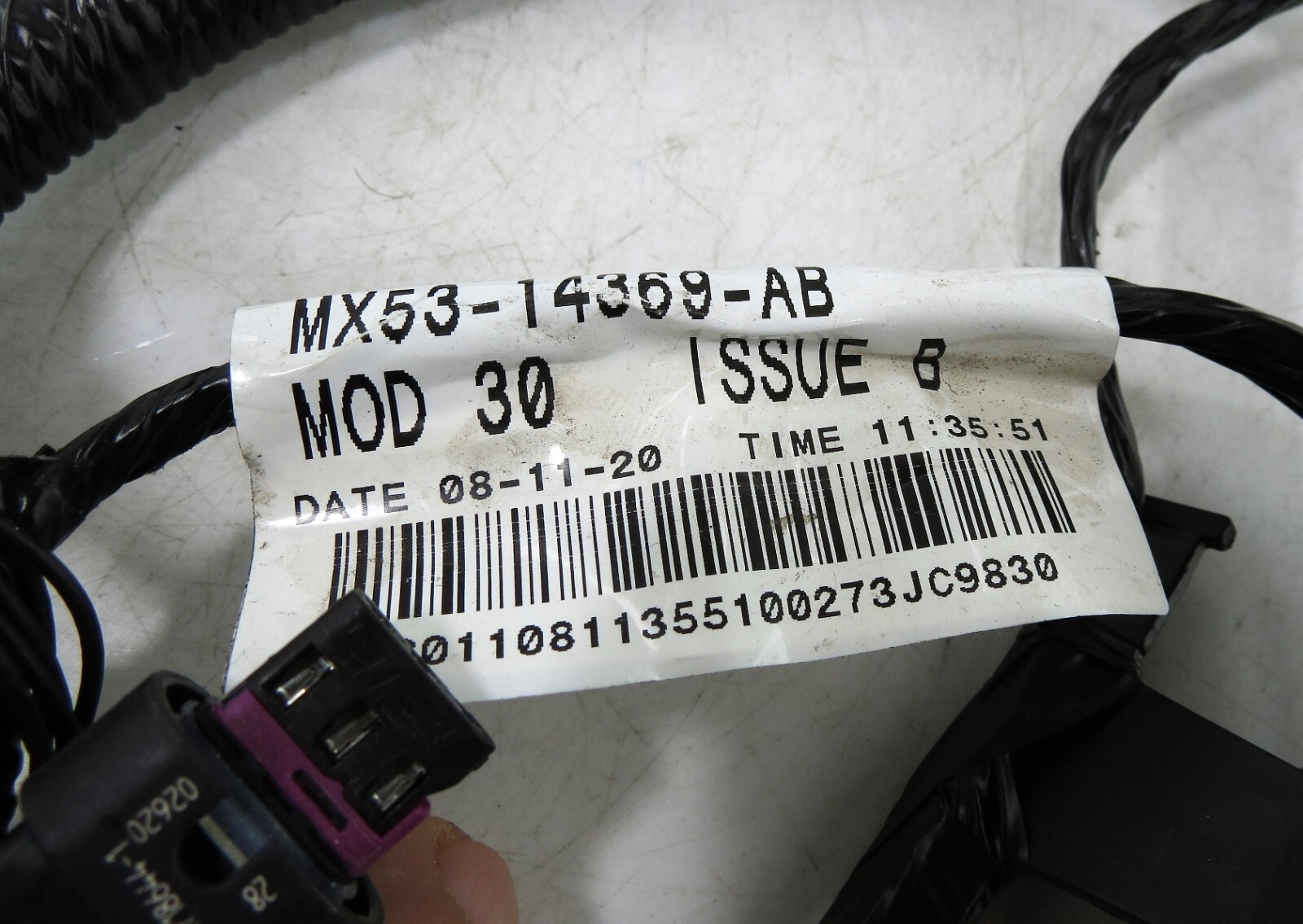 MX5314369AB Jaguar F-Type X152 Front Bumper Complete Harness Wiring 4 PDC - Image 19