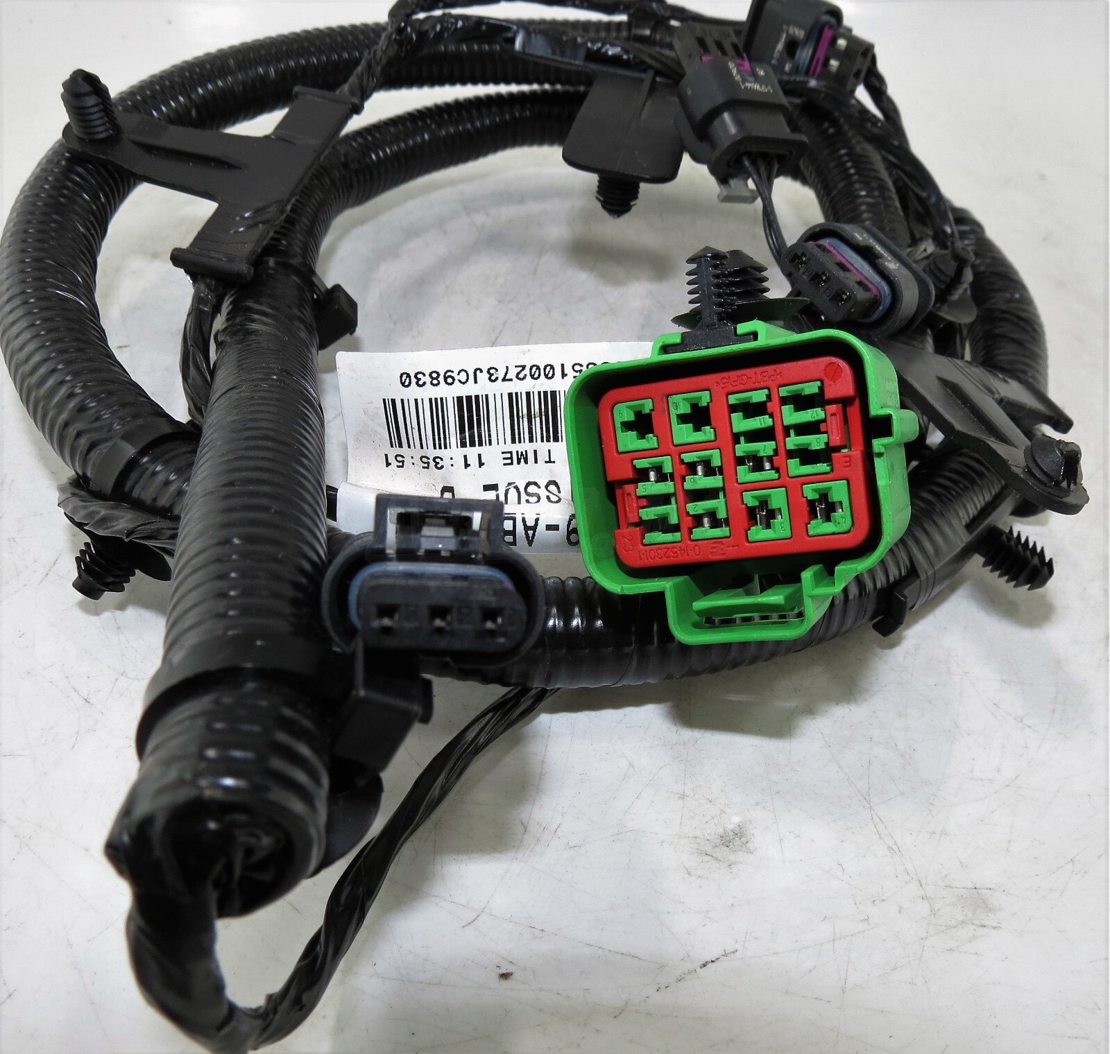 MX5314369AB Jaguar F-Type X152 Front Bumper Complete Harness Wiring 4 PDC - Image 20