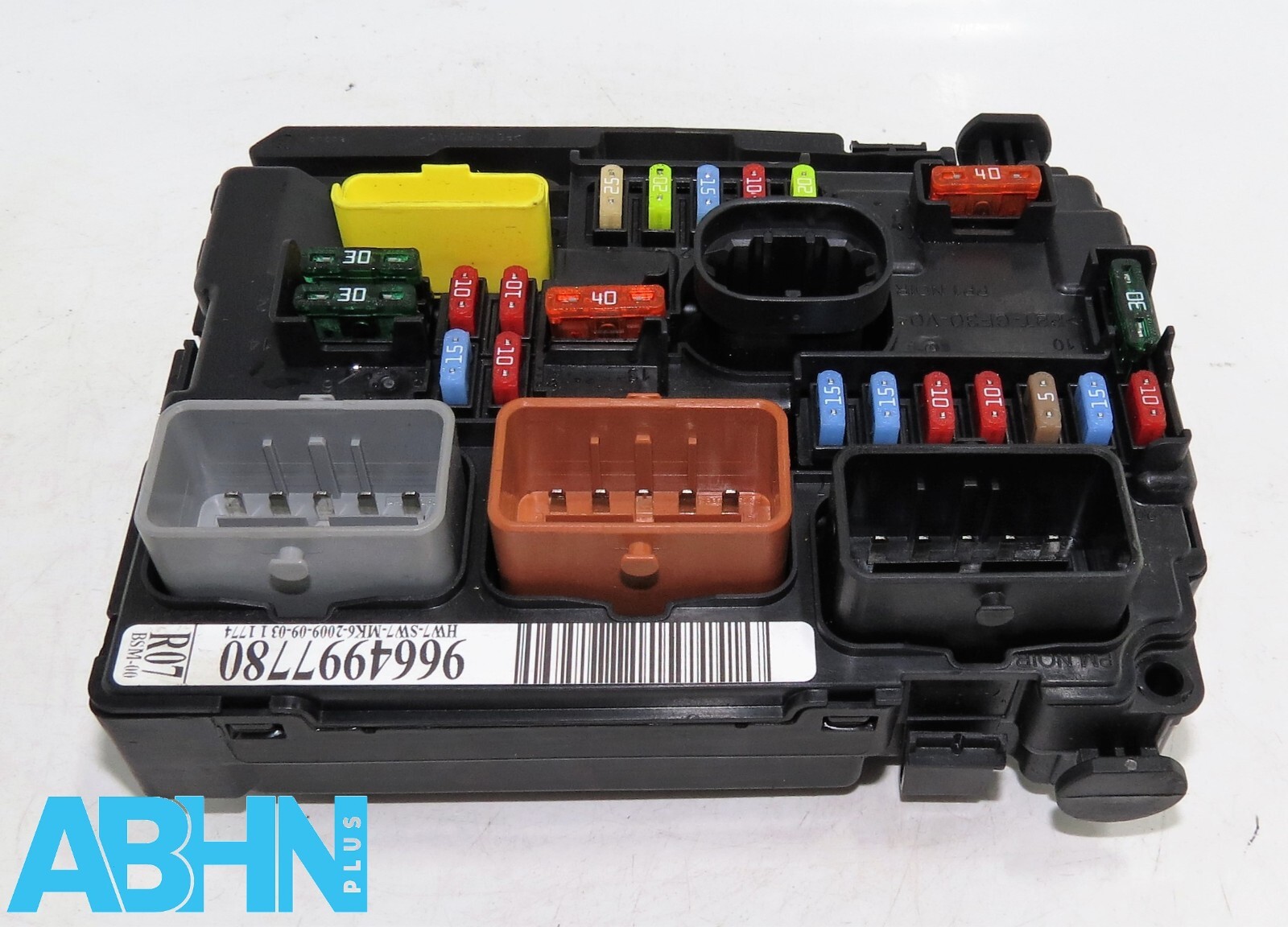 Citroen Peugeot Genuine BSM-R07-00 HW:7 SW: 7 Fuse & Relay Box 9664997780 Valeo - Image 3