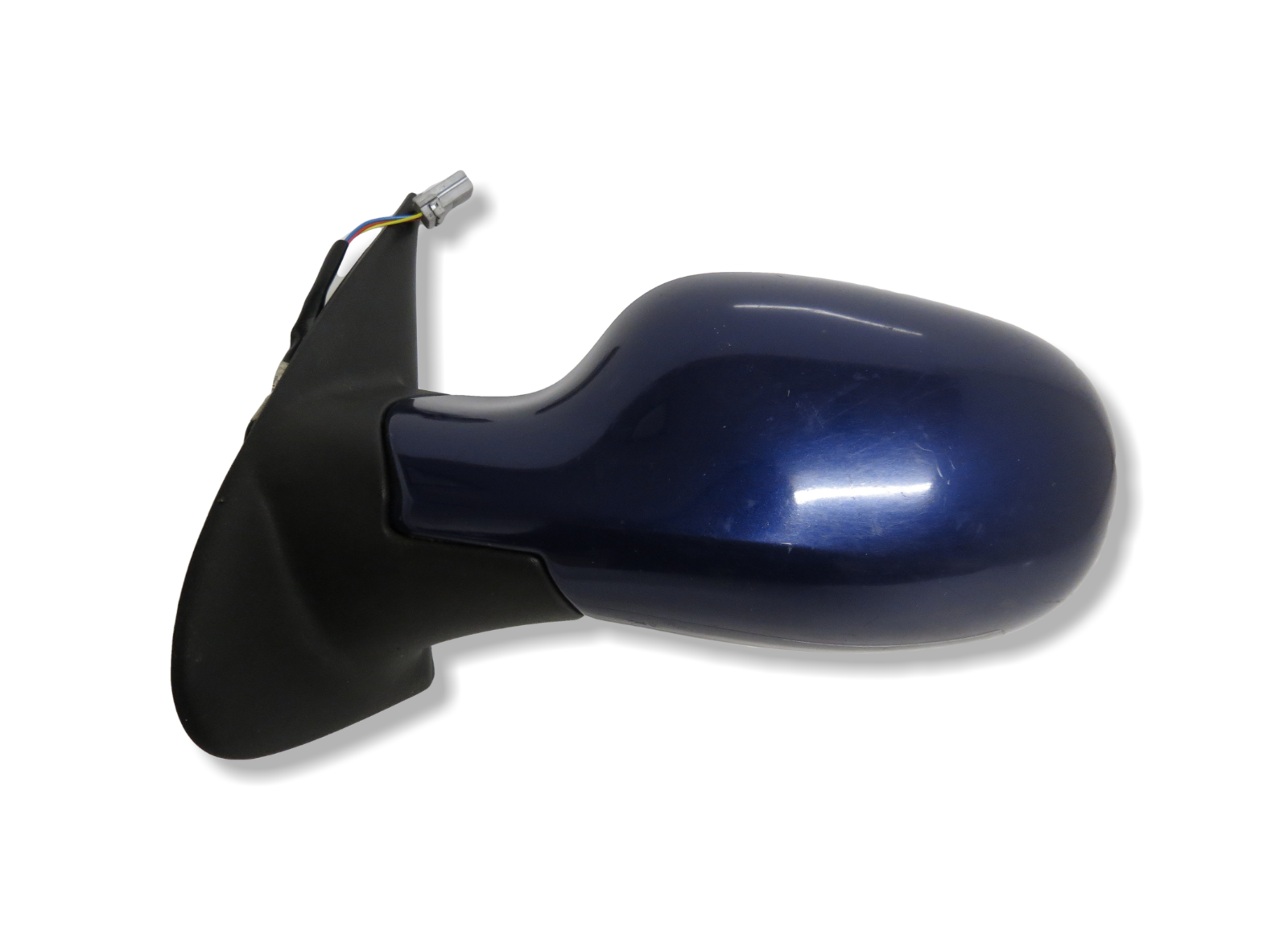 Nissan Micra K12 Mk3 (2002- 2008) Left Side Electric Door Mirror Metallic Blue
