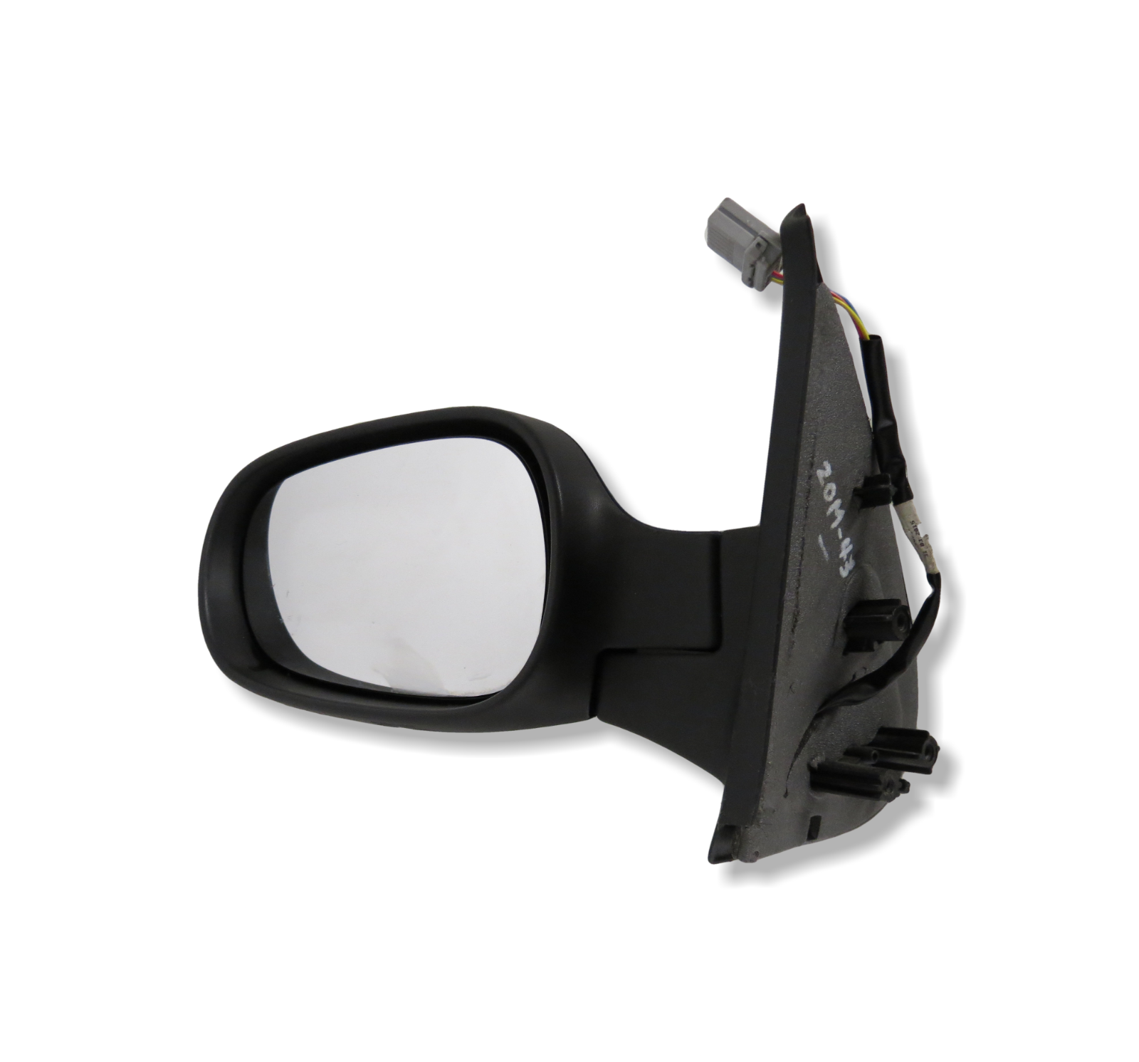 Nissan Micra K12 Mk3 (2002- 2008) Left Side Electric Door Mirror Metallic Blue - Image 2