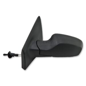 Renault Clio MK3 Pre-Facelift (05-09) Left Manual Adjust Door Mirror Matte Black