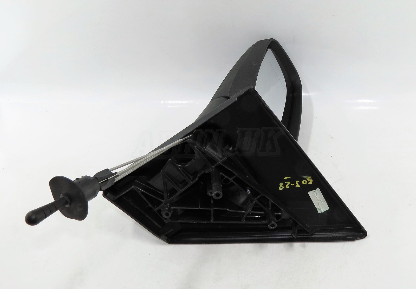 Renault Clio MK3 Pre-Facelift (05-09) Left Manual Adjust Door Mirror Matte Black - Image 7