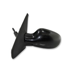 Renault Clio II MK2 (01 - 06) Left Side Manual Adjustable Door Mirror Met Black