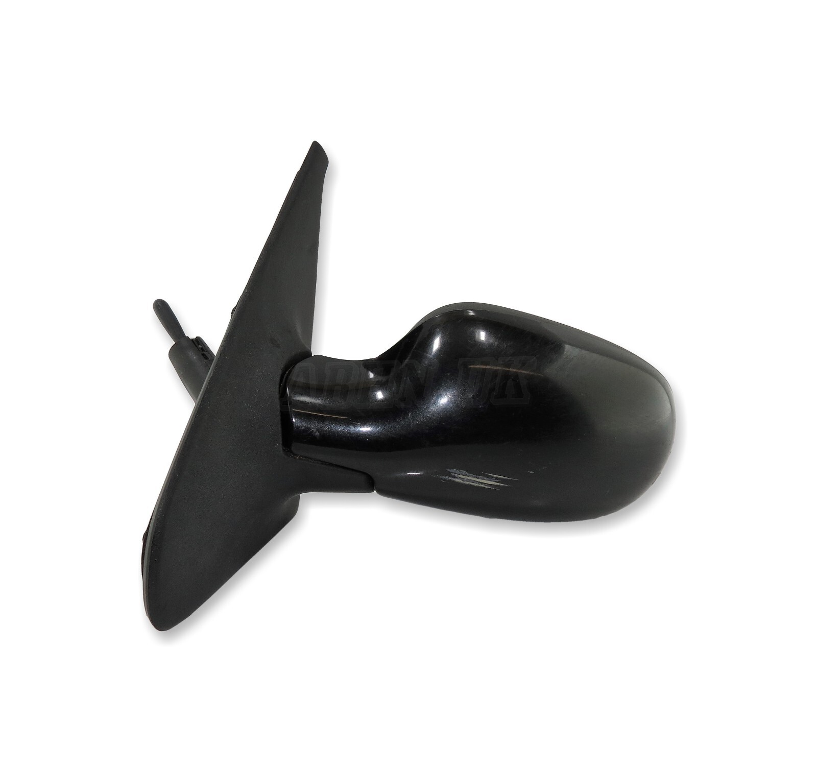 Renault Clio II MK2 (01 - 06) Left Side Manual Adjustable Door Mirror Met Black