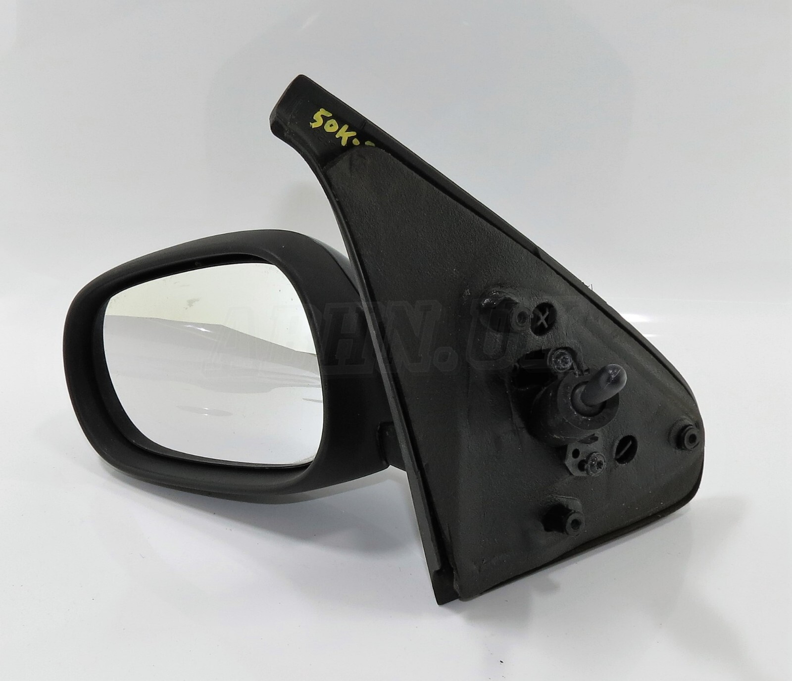 Renault Clio II MK2 (01 - 06) Left Side Manual Adjustable Door Mirror Met Black - Image 2
