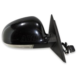 VW Passat B5.5 (2003-2005) Right Side Electric Heated Door Wing Mirror Met Black