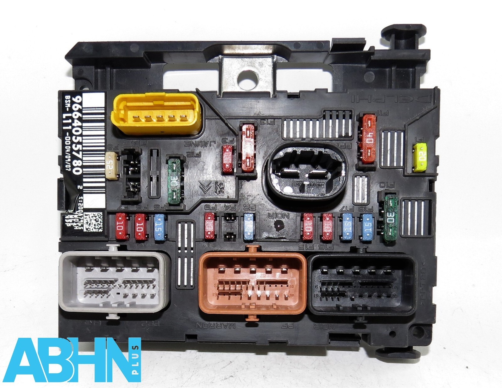 Citroen Peugeot BSM-L11-00 HW:01H SW: 6E Fuse & Relay Box 9664055780 Delphi - Image 7