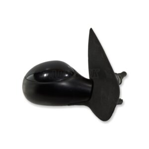 Peugeot 206 & SW (02-09) Right Side Manual Door Mirror Metallic Black 96437176XT