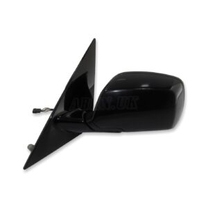 BMW X3 E83 /03-09 Left Side Electric Heated Door Mirror Met Black + Gloss Base