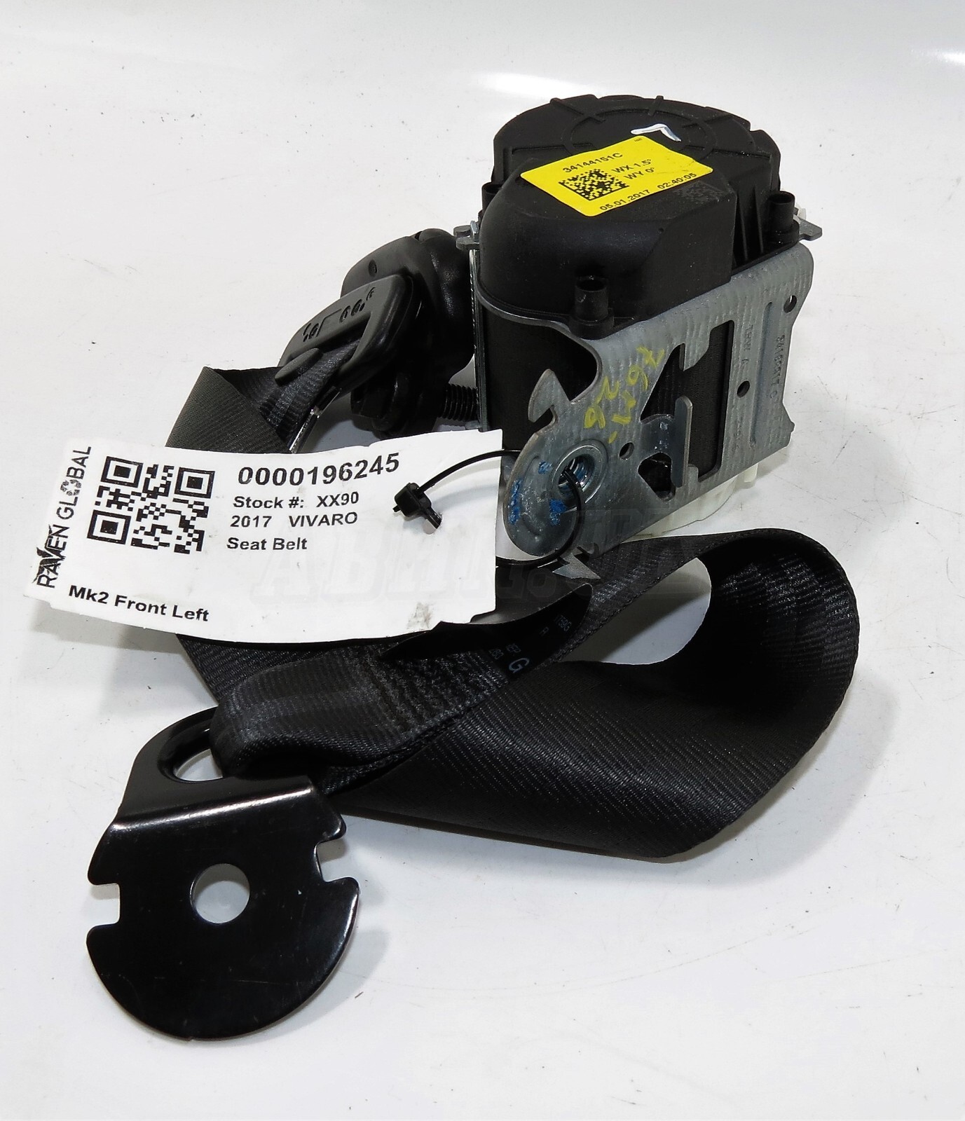 Renault Traffic 3 Vivaro B Passenger Side Seatbelt 34144151C 93459453 868844873R - Image 2