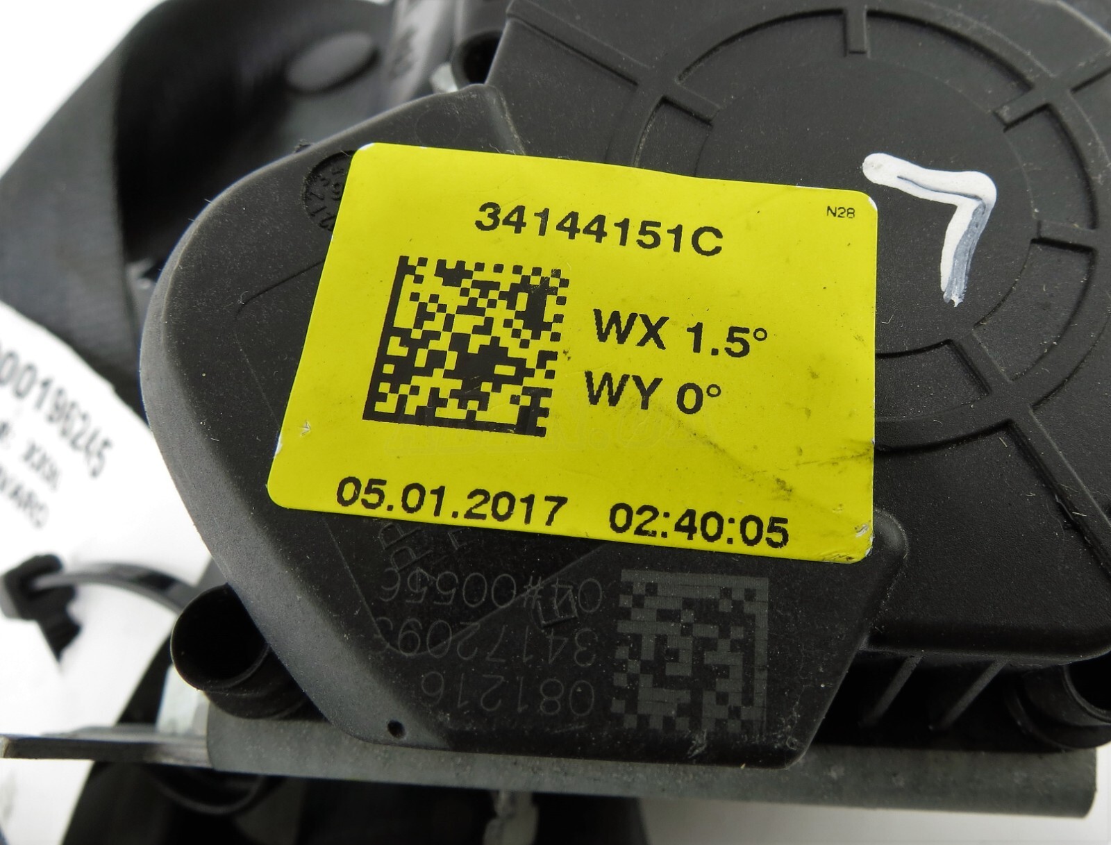 Renault Traffic 3 Vivaro B Passenger Side Seatbelt 34144151C 93459453 868844873R - Image 9