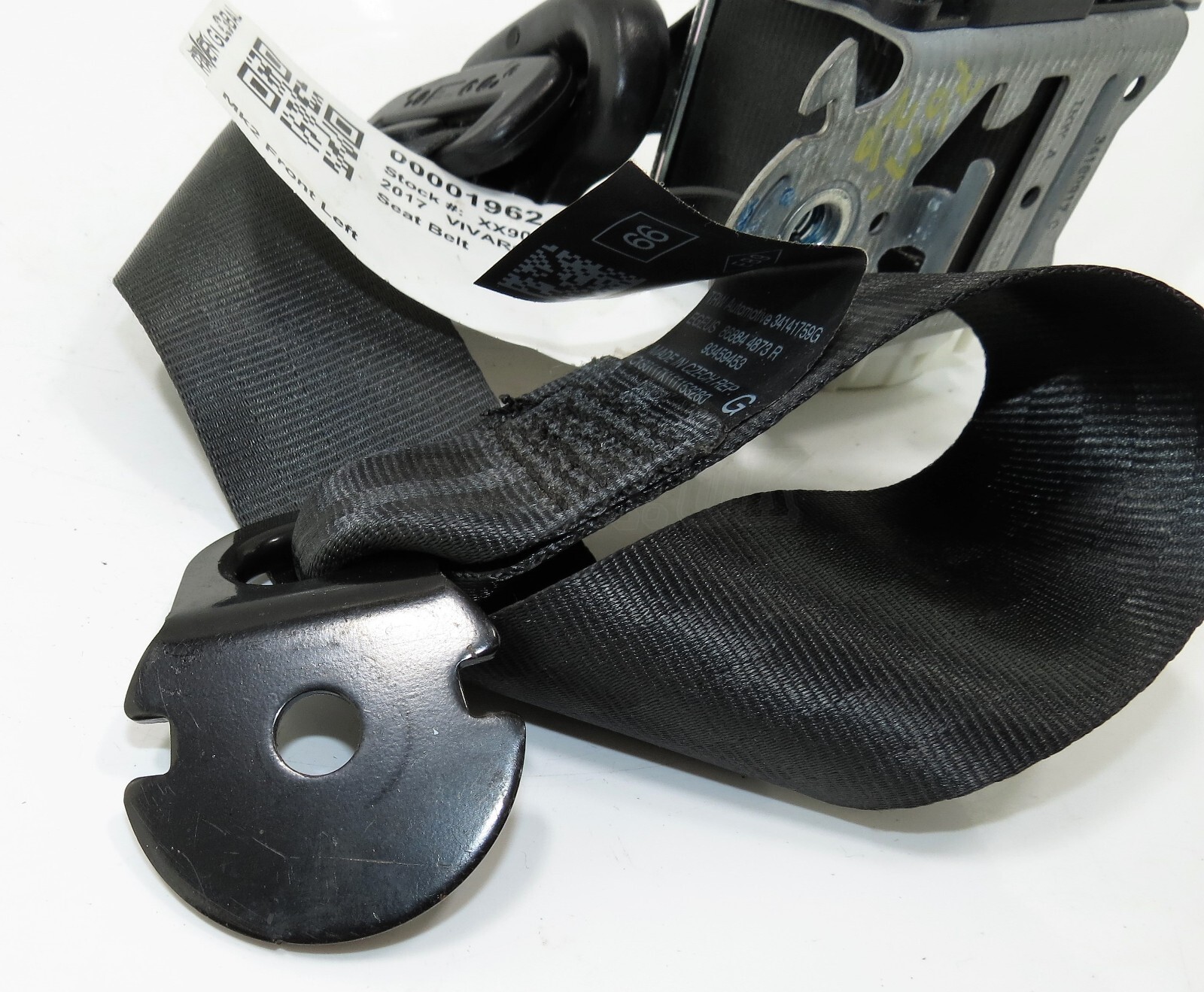 Renault Traffic 3 Vivaro B Passenger Side Seatbelt 34144151C 93459453 868844873R - Image 12