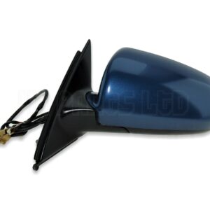Audi A4 8E B6 B7 (2001-2008) Left Side Electric Heated Door Mirror Met Blue