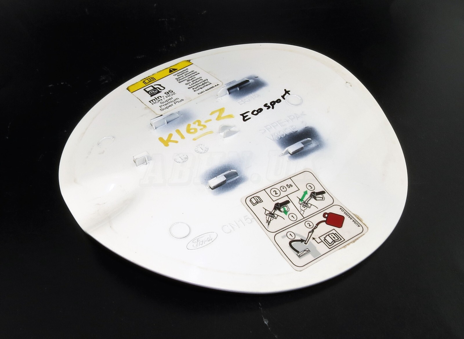 Ford Ecosport MK2 (2017-2022) SUV Fuel Flap Cover CN15-N405A02-BA B515 White - Image 4