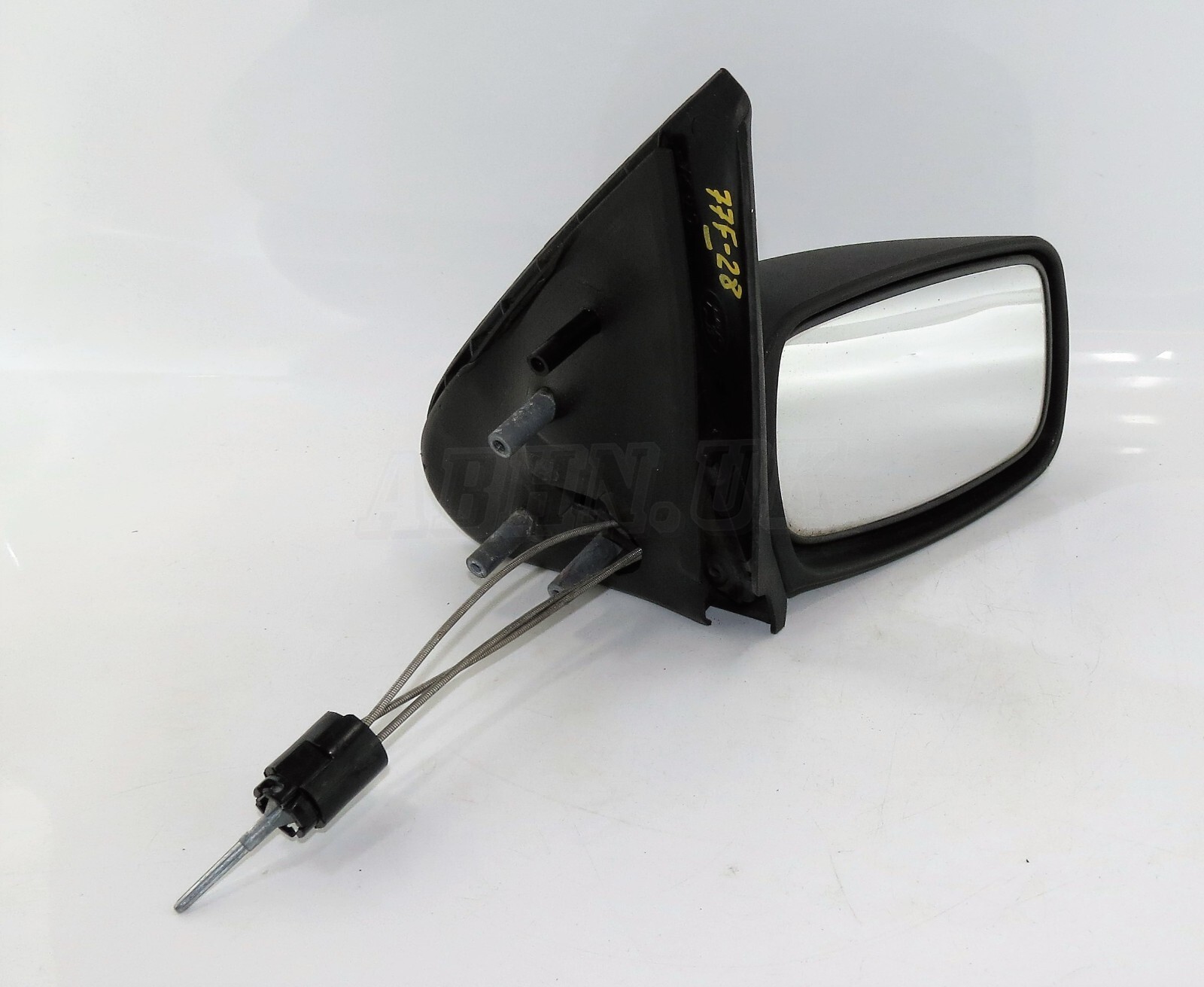 Ford Fiesta MK4 Pre-Facelift 1995-1999 Right Side Manual Door Mirror Matte Black - Image 2