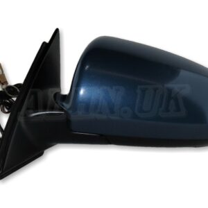 Audi A4 8E B6 B7 (2001-2008) Left Side Electric Heated Door Mirror Metallic Blue