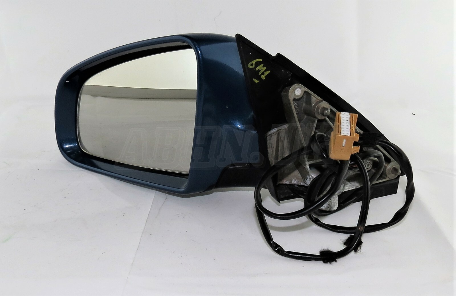 Audi A4 8E B6 B7 (2001-2008) Left Side Electric Heated Door Mirror Metallic Blue - Image 2