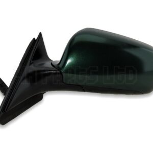 Audi A3 S3 8L (96-99) Hatchback Left Side Electric Heated Door Mirror Met Green