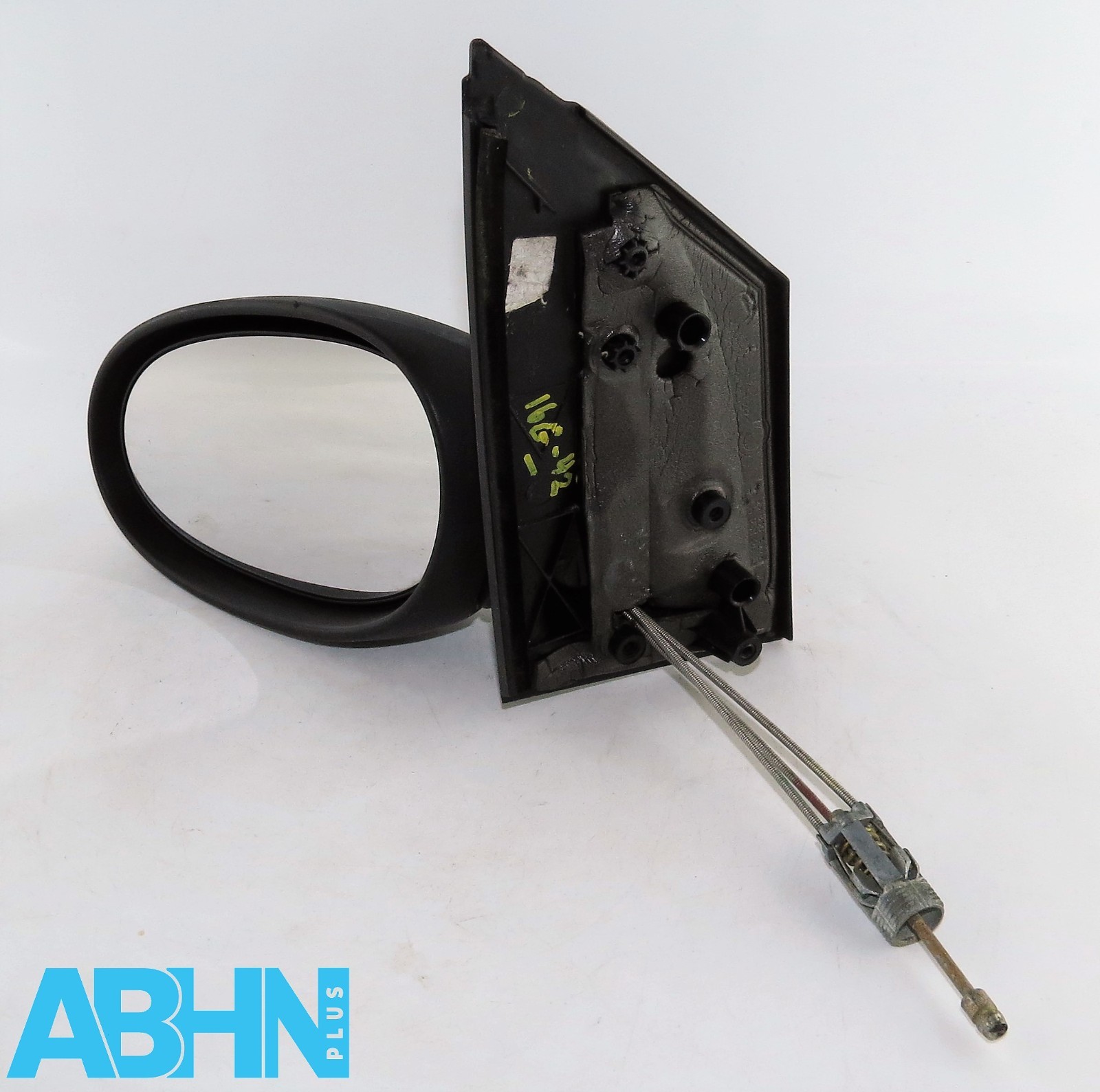 Smart Fortwo MK1 450 /98-07 Left Side Manual Adjustable Door Mirror Matte Black - Image 2