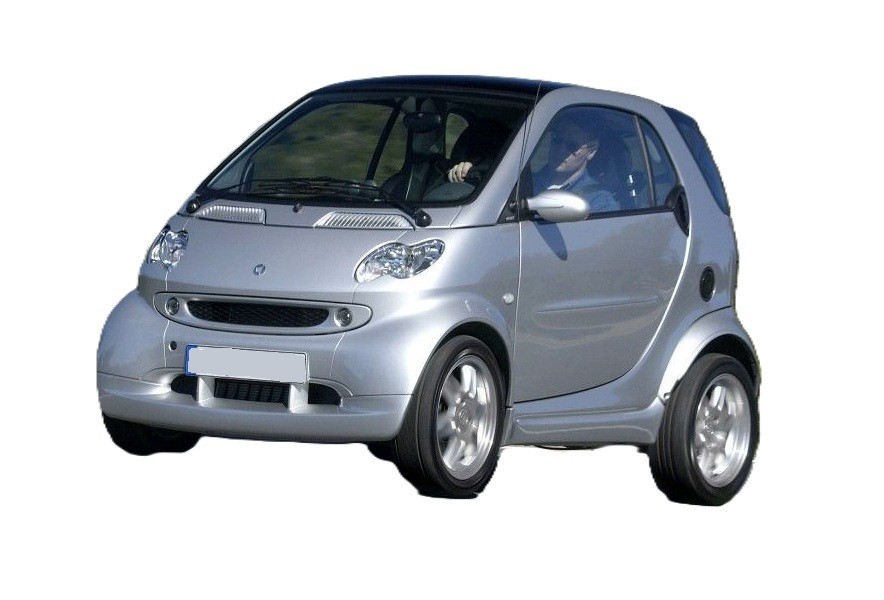 Smart Fortwo MK1 450 /98-07 Left Side Manual Adjustable Door Mirror Matte Black - Image 3