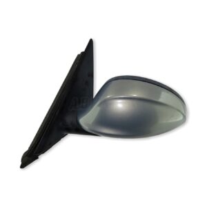 BMW 3 Series E90 E91 (05 - 08) Left Side Electric Door Mirror Met Silver-Green